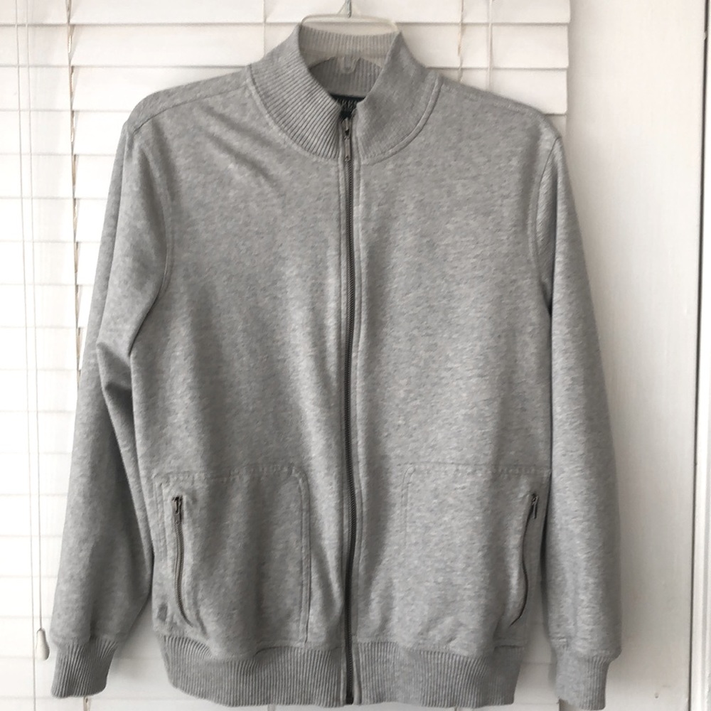 Lauren Ralph Lauren Jacket Zip up SZ L Gray